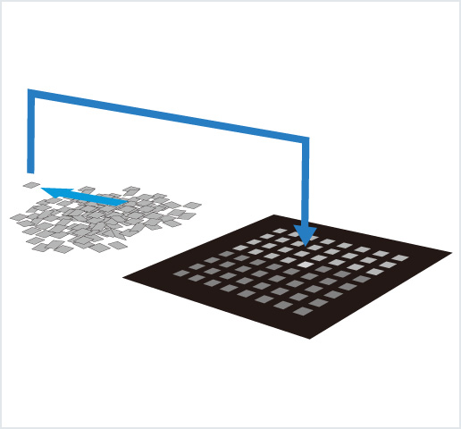 ［Image］Tray setter： 小尺寸单片用托盘排列机